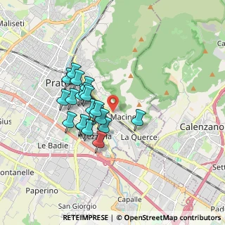 Mappa Via del Colle, 59100 Prato PO, Italia (1.453)