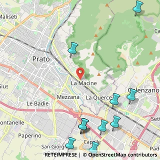 Mappa Via del Colle, 59100 Prato PO, Italia (3.21273)