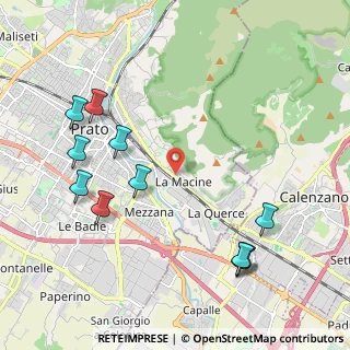 Mappa Via del Colle, 59100 Prato PO, Italia (2.49091)