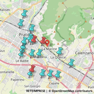 Mappa Via del Colle, 59100 Prato PO, Italia (2.3525)