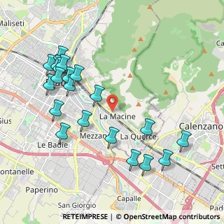 Mappa Via del Colle, 59100 Prato PO, Italia (2.2915)