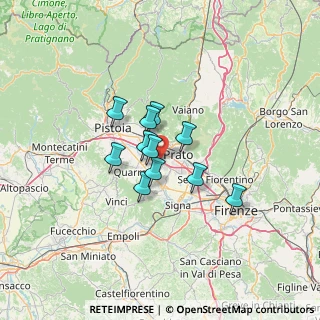 Mappa Dopo Rotatorio Prima Curva a Destra, 59100 Prato PO, Italia (8.74727)