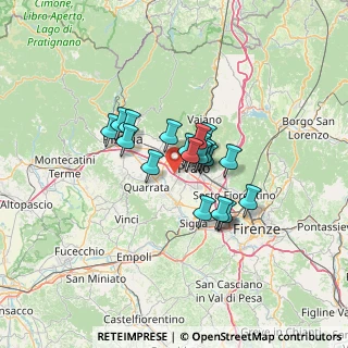 Mappa Dopo Rotatorio Prima Curva a Destra, 59100 Prato PO, Italia (9.039)