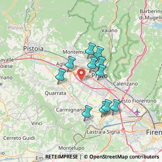 Mappa Dopo Rotatorio Prima Curva a Destra, 59100 Prato PO, Italia (6.03)