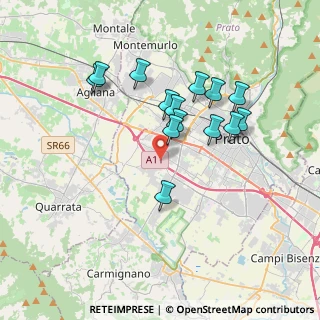 Mappa Dopo Rotatorio Prima Curva a Destra, 59100 Prato PO, Italia (3.33857)