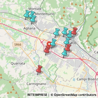 Mappa Dopo Rotatorio Prima Curva a Destra, 59100 Prato PO, Italia (3.73)