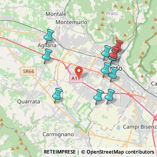 Mappa Dopo Rotatorio Prima Curva a Destra, 59100 Prato PO, Italia (4.00273)