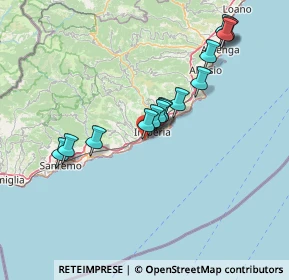 Mappa Lungomare C. Colombo, 18100 Imperia IM, Italia (13.20143)