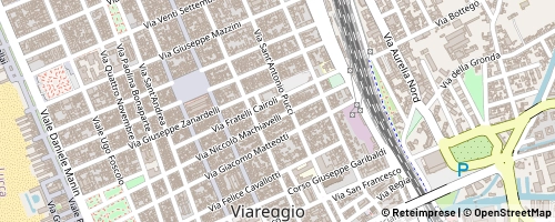 Mappa Viareggio