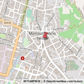 Mappa Piazza Giuseppe Giusti, 51, 51015 Monsummano Terme, Pistoia (Toscana)