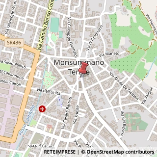 Mappa Piazza giusti, 51015 Monsummano Terme, Pistoia (Toscana)