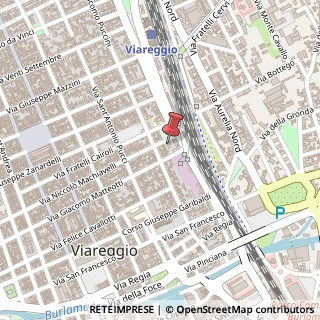 Mappa Via Machiavelli, 257, 55049 Viareggio, Lucca (Toscana)