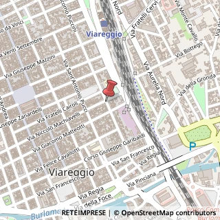 Mappa Via Giacomo Puccini, 144, 55049 Viareggio, Lucca (Toscana)