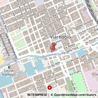 Mappa Piazza Alessandro Manzoni, 3, 55049 Viareggio, Lucca (Toscana)