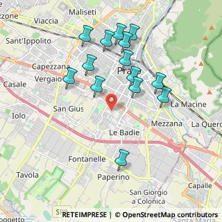 Mappa Via Ubaldino Peruzzi, 59100 Prato PO, Italia (1.94286)