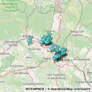Mappa Via Ubaldino Peruzzi, 59100 Prato PO, Italia (9.2035)
