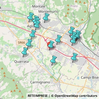 Mappa Via Alfeo Ciro Rosati, 59100 Prato PO, Italia (4.08056)