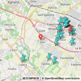 Mappa Via Alfeo Ciro Rosati, 59100 Prato PO, Italia (2.7875)