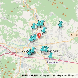 Mappa Via dei Capannoresi, 55100 Lucca LU, Italia (3.25308)