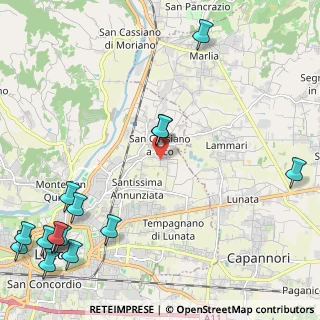 Mappa Via dei Capannoresi, 55100 Lucca LU, Italia (3.366)
