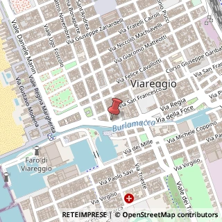 Mappa Piazza Giovanni Pacini, 11, 55049 Viareggio, Lucca (Toscana)
