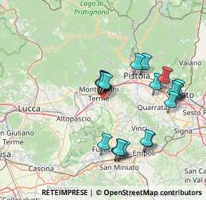 Mappa Via Guglielmo Marconi, 51018 Pieve A Nievole PT, Italia (14.6925)