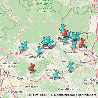 Mappa Via Guglielmo Marconi, 51018 Pieve A Nievole PT, Italia (14.8595)