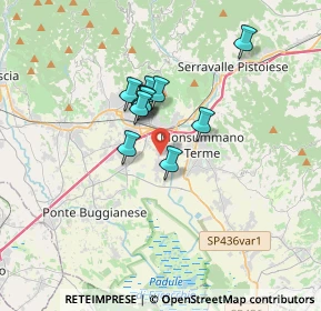 Mappa Via Guglielmo Marconi, 51018 Pieve A Nievole PT, Italia (2.42727)