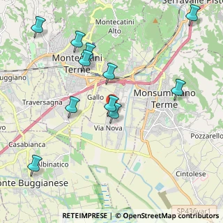 Mappa Via Guglielmo Marconi, 51018 Pieve A Nievole PT, Italia (2.33727)