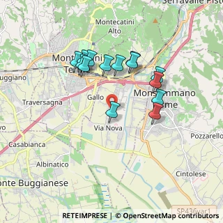 Mappa Via Guglielmo Marconi, 51018 Pieve A Nievole PT, Italia (1.66357)