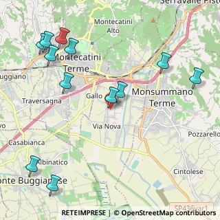 Mappa Via Guglielmo Marconi, 51018 Pieve A Nievole PT, Italia (2.72)