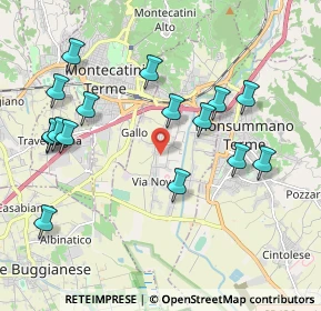 Mappa Via Guglielmo Marconi, 51018 Pieve A Nievole PT, Italia (2.2)
