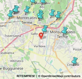 Mappa Via Guglielmo Marconi, 51018 Pieve A Nievole PT, Italia (2.74462)