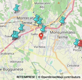 Mappa Via Guglielmo Marconi, 51018 Pieve A Nievole PT, Italia (2.62167)