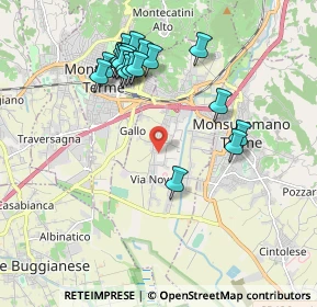 Mappa Via Guglielmo Marconi, 51018 Pieve A Nievole PT, Italia (2.0095)