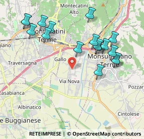 Mappa Via Guglielmo Marconi, 51018 Pieve A Nievole PT, Italia (2.21412)