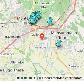 Mappa Via Guglielmo Marconi, 51018 Pieve A Nievole PT, Italia (1.9045)