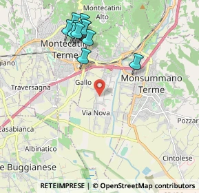 Mappa Via Guglielmo Marconi, 51018 Pieve A Nievole PT, Italia (2.22545)