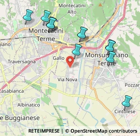 Mappa Via Guglielmo Marconi, 51018 Pieve A Nievole PT, Italia (2.3)