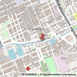 Mappa Piazza Alessandro Manzoni, 24, 55049 Viareggio, Lucca (Toscana)