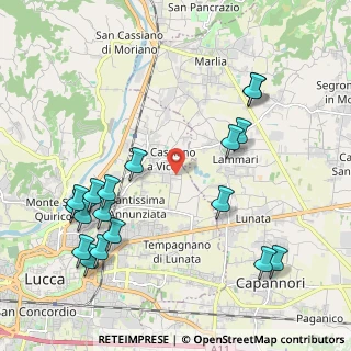 Mappa Via per Corte Nieri, 55100 Lucca LU, Italia (2.52611)