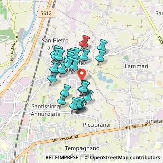 Mappa Via per Corte Nieri, 55100 Lucca LU, Italia (0.67407)