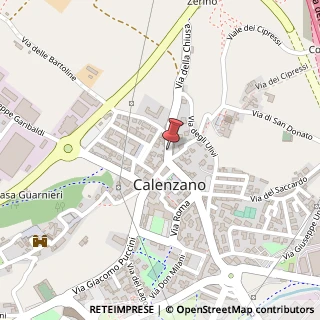 Mappa Via Giacomo Puccini, 54, 50041 Calenzano, Firenze (Toscana)