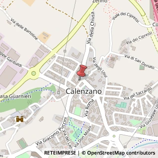 Mappa Via Giacomo Puccini, 84, 50041 Calenzano, Firenze (Toscana)