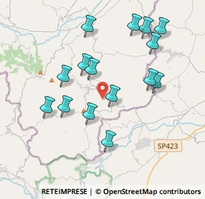 Mappa Via Meleto Castello, 47836 Mondaino RN, Italia (3.866)