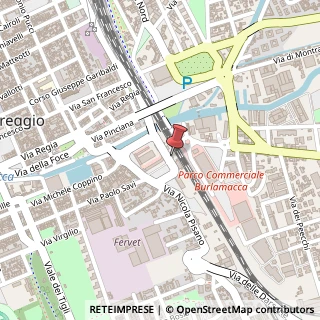 Mappa Via della Stazione Vecchia, 2, 55049 Viareggio, Lucca (Toscana)