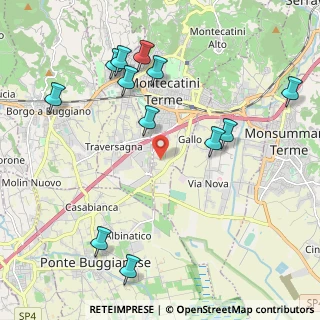 Mappa Via del Bizzarro, 51016 Montecatini Terme PT, Italia (2.45167)