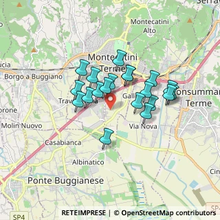 Mappa Via del Bizzarro, 51016 Montecatini Terme PT, Italia (1.388)