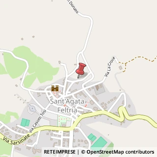 Mappa Via Villa San Rocco, 94, 47866 Sant'Agata Feltria, Rimini (Emilia Romagna)