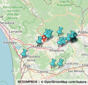 Mappa Via delle Suore, 55013 Capannori LU, Italia (14.5185)